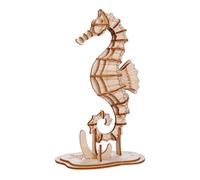 Kikkerland 3D Wild Animal Wooden Jigsaw Puzzle - Seahorse