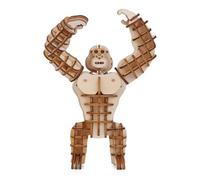 Kikkerland 3D Wild Things Wooden Jigsaw Puzzle - Gorilla