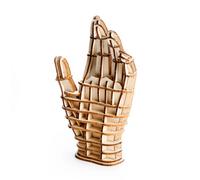 Kikkerland 3D Wooden Hand Jigsaw Ornamental Puzzle