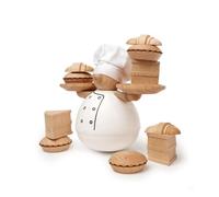 Kikkerland Balance The Baker Balance Board Game