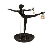 Kikkerland Ballerina Jewellery Stand Necklace Hanger 18cm Earring Holder Display