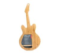 Kikkerland Bamboo Guitar Cutting Board, Beige, PM16
