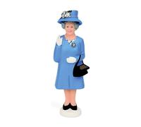 Kikkerland Blue Solar Powered Queen Figurine Derby Edition Kikkerland Blue