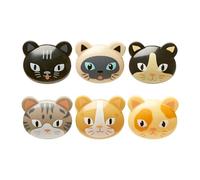 KIKKERLAND Cat Bag Clips Set of 6 (BC45-A)