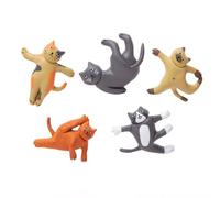 Kikkerland Cat Yoga Magnets (MG89)