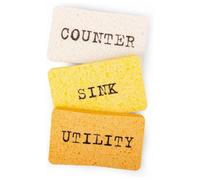 Kikkerland Counter Intelligence Pop Up Cleaning Sponges 3Pcs