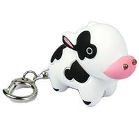 Kikkerland Cow LED Keychain in CDU