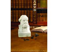 KIKKERLAND Das Kapital Coin Bank, Ceramic, White Karl Marx