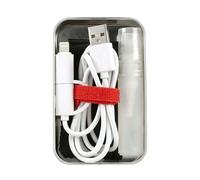 Kikkerland Emergency Tech Kit Set of 4 Screen Cleaner Cloth and Cable Cell Ph...