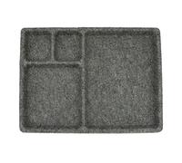 KIKKERLAND Felt Catch-All Tray (OR112) - Minimalist Desk Organizer - Grey