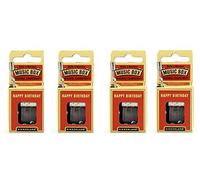 KIKKERLAND Happy Birthday Crank Music Box Set Of 4