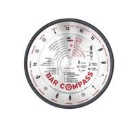 Kikkerland Home Bar Compass Stainless Steel Cocktail Recipe Drinks Tool