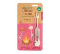 Kikkerland Huckleberry Campfire Stainless Steel Forks 4Pcs