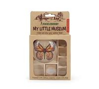 KIKKERLAND Huckleberry My Little Museum Bug Box Collection, Observation Bug House, 7 Compartments, in-Built Magnifying Lenses, for Insect Collecting