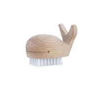 Kikkerland HW05 Wooden Whale Nail Brush