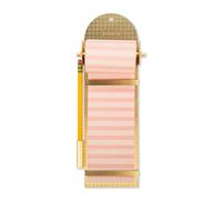 Kikkerland Inkerie Magnetic Note Roll Dispenser - Includes Pen Holder - Perfect for Dorms, Office, Kitchen or Hobby Spaces