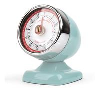 Kikkerland KT047-LB Vintage Streamline Kitchen Timer, Blue