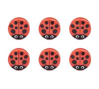 Kikkerland Bag Clips Ladybug, red/Black, 3.3x4.1x4.1 cm