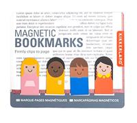 Kikkerland Magnetic Bookmarks People Smily Faces Page Markers