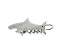 Kikkerland Novelty Shark Multi-tool Keyring Bar Bottle Opener & Corkscrew