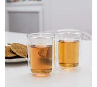 Kikkerland Ora Tea Cup Set, Transparent