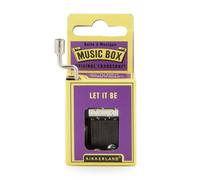 Kikkerland Original Hand Crank Mini Music Box Wind-Up Novelty Stocking Filler