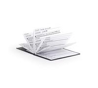 Kikkerland Password Keeper (NB01) - Wallet-Sized Folding Book - Red