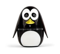 KIKKERLAND Penguin Kitchen Timer, Black-white