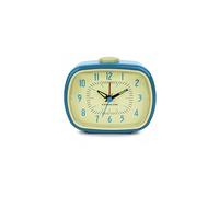 Classic Retro Clock Analogue Battery Operated Alarm Glow In The Dark Hands