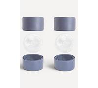 Kikkerland Reusable Football-Shaped Ice Ball Moulds - Set of 2 in Grey | Size: Large Kikkerland Grey Large