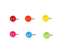 Kikkerland Set of 20 Rainbow Push Pins