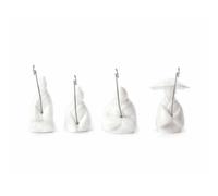 Set Of 4 Tea Fisherman Tea Bag Holders Silicone Kitchen Gadget Gift - Cheapest