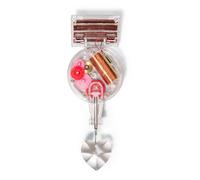 Kikkerland Solar-Powered Heart Rainbow Maker with Crystal, Multicolor, 1 EA, One Size