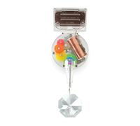 Kikkerland Solar Powered Rainbow Maker, Rainbow Prisms, Solar-Powered Toy, Fun Educational Science, Home Decor Decoration, Gift for Family & Friends