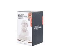 Kikkerland Stoneware Das Kapital Coin Box White Karl Marx Money Box Piggy Bank
