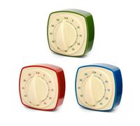 Kikkerland Vintage Kitchen Timer 60s Egg Timer Retro Mid-Century Green