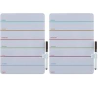 Kikkerland Weekly Dry Erase Board (MH70) (Pack of 2)
