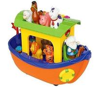Kikkieland Discovery Noahs Ark With Motor Engine And Horn Sound,Sweet Melodies,Colourful Piano And Removable Animals
