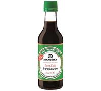 Kikkoman Less Salt Soy Sauce, 250 ml, (Pack of 6), Naturally Brewed