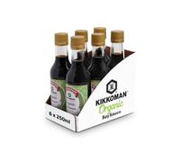 Kikkoman Organic Soy Sauce, 250ml, (Pack of 6), Naturally Brewed