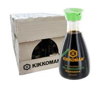 KIKKOMAN Soy Sauce Dispen. (Less Salty), 150 g - Pack of 6