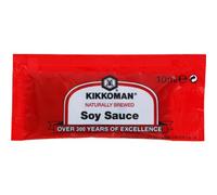 Kikkoman Soy Sauce Sachets 10 ml (Pack of 1, Total 400 Sachets)