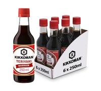 Kikkoman Teriyaki Marinade and Sauce, 250 ml, (Pack of 6)