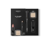 KIKO Milano All You Need Make Up Set, Make-Up Kit Containing: Lipstick, Eyeshadow And Eye Pencil
