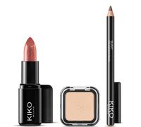 KIKO Milano All You Need Make Up Set, Make-Up Kit Containing: Lipstick, Eyeshadow And Eye Pencil