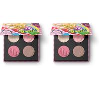 KIKO Milano Candy Crush™ Multi Finish Eyeshadow Palette 02, Palette With 4 Eyeshadows With Matte, Metallic And Shiny Finishes (Pack of 2)