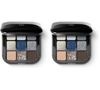 KIKO Milano Glamour Multi Finish Eyeshadow Palette 05 | Palette With 9 Eyeshadows In Different Finishes (Pack of 2)
