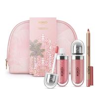 KIKO Milano Threads Of Time Gloss It Up Lip Kit, Gift Set Lips: 2 Hydrating Lip Glosses And Creamy Lip Liner