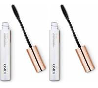KIKO Milano Luxurious Lashes Extra Volume Brush Mascara | Volume- and definition-enhancing mascara (Pack of 2)