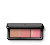 KIKO Milano Multi Finish Trio Blush & Bronzer Palette 02 | Face With 1 And 2 Blushes In Matte Metallic Finishes, 02 Mauve